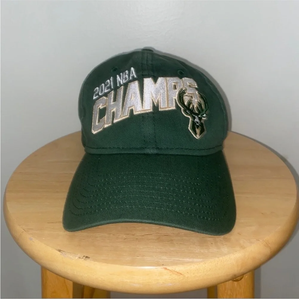 Milwaukee Bucks NBA Champs Cap